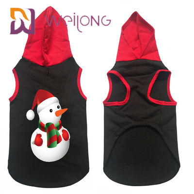 Χαριτωμένο ύφος Pet Hoodie CVC μόδας Χριστουγέννων χειμερινά ενδύματα γατών σκυλιών