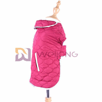 Το Windproof αντιστρέψιμο σκυλί καρό ντύνει το αντανακλαστικό Pongee λωρίδων πολυ αδιάβροχο σακάκι σκυλιών