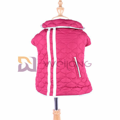 Το Windproof αντιστρέψιμο σκυλί καρό ντύνει το αντανακλαστικό Pongee λωρίδων πολυ αδιάβροχο σακάκι σκυλιών