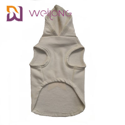 Εξατομικεύσιμα σχέδια CVC σκυλί Hoodie βαμβακιού με τη λαστιχένια τυπωμένη ύλη