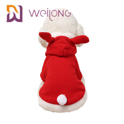 Πολικό δέρας της Pet Hoodie 100% κουνελιών αποκριών Cosplay κοστουμιών λαγουδάκι Πάσχας για το σκυλί γατών