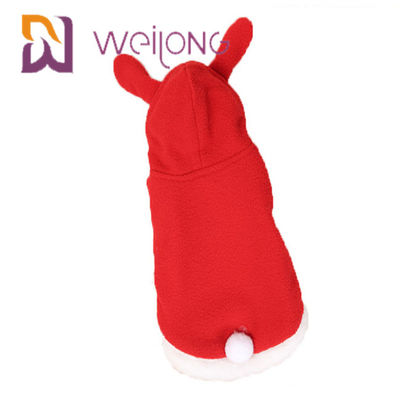 Πολικό δέρας της Pet Hoodie 100% κουνελιών αποκριών Cosplay κοστουμιών λαγουδάκι Πάσχας για το σκυλί γατών