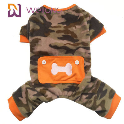 Πολυ δέρας Onesie σκυλιών κρανίων κάλυψης πυτζαμών της χειμερινής Pet δεράτων
