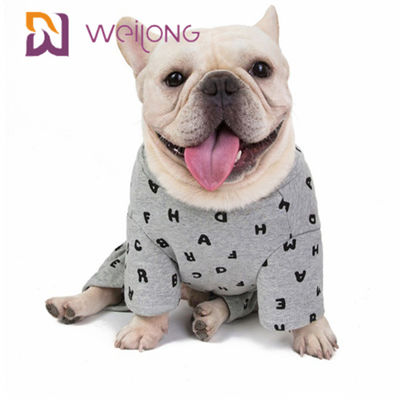 Δέρας Onesie σκυλιών πυτζαμών BSCI της Pet μπλουζών φθινοπώρου/χειμώνα προσαρμογής