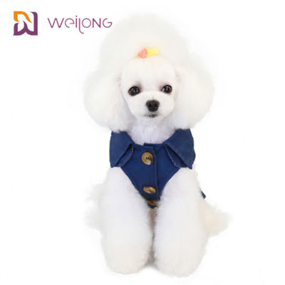 Καμβάς Pet Windbreaker βαμβακιού καρό χειμερινής ένδυσης γατών σκόνης ανοίγματος κουμπιών για τα σκυλιά