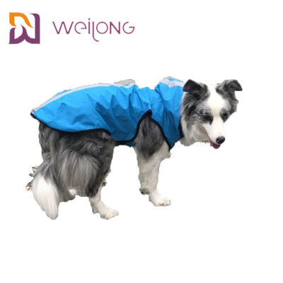 Αδιάβροχο αντανακλαστικό σακάκι Windbreaker σκυλιών αδιάβροχων της Pet με την κουκούλα