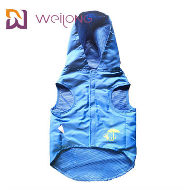 Velcro που ανοίγει το λαστιχένιο μπλε xs-XL αδιάβροχων της Pet τυπωμένων υλών αδιάβροχο