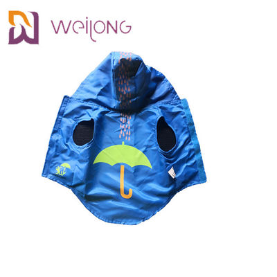 Velcro που ανοίγει το λαστιχένιο μπλε xs-XL αδιάβροχων της Pet τυπωμένων υλών αδιάβροχο