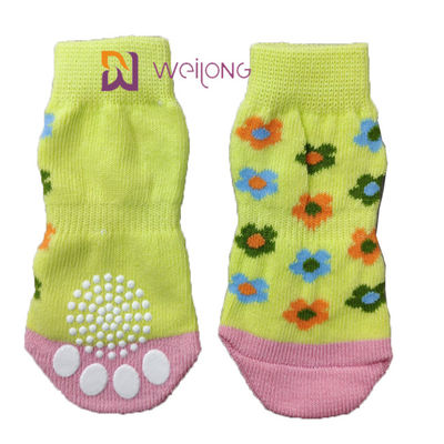 Η Pet αντιολισθητική πλέκει τις κάλτσες Socks&amp;Cat σκυλιών με το λαστιχένιο προστάτη ποδιών ενίσχυσης